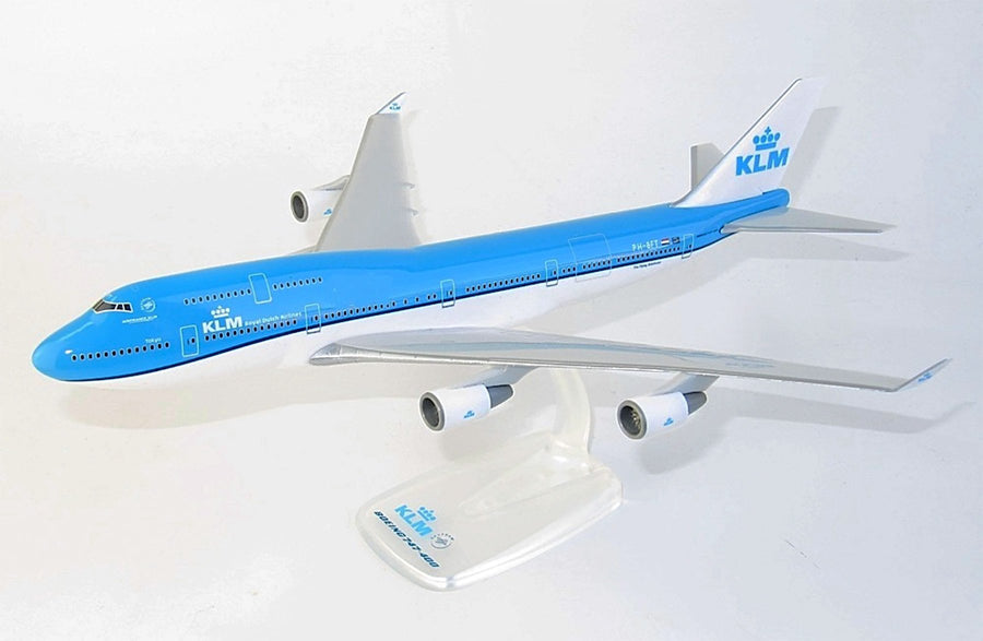 PPC KLM Boeing 747-400 1:250 Scale Plastic Model Aircraft