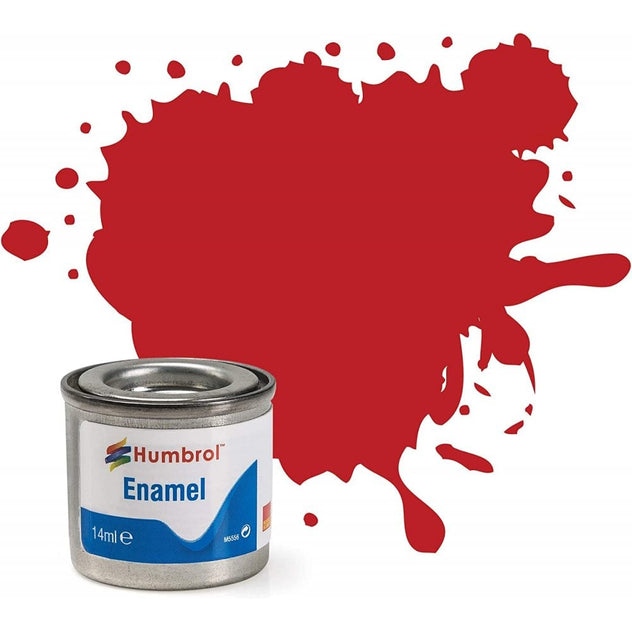 Humbrol 153 Insignia Red Matt Enamel Paint 14ml