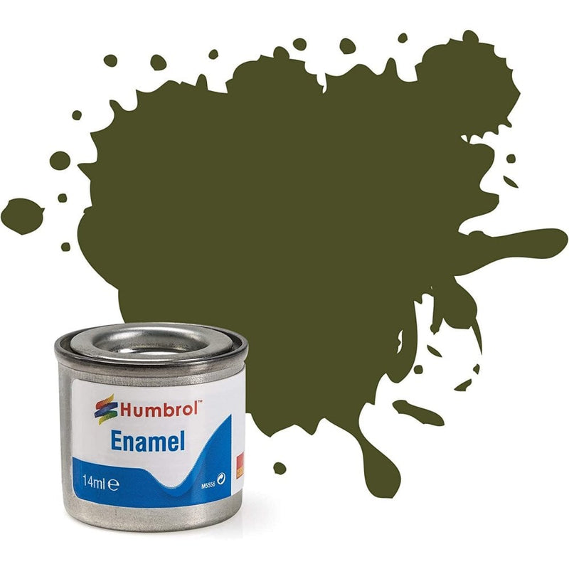155 Olive Drab Matt Enamel Paint 14ml