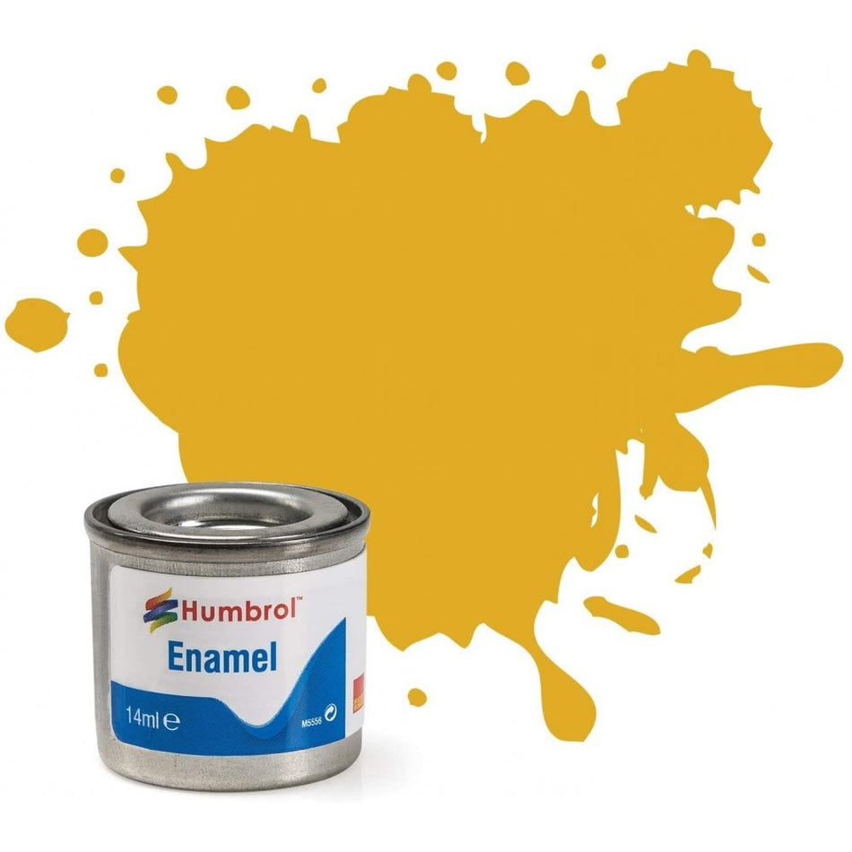 16 Gold Metallic Gloss Enamel Paint 14ml