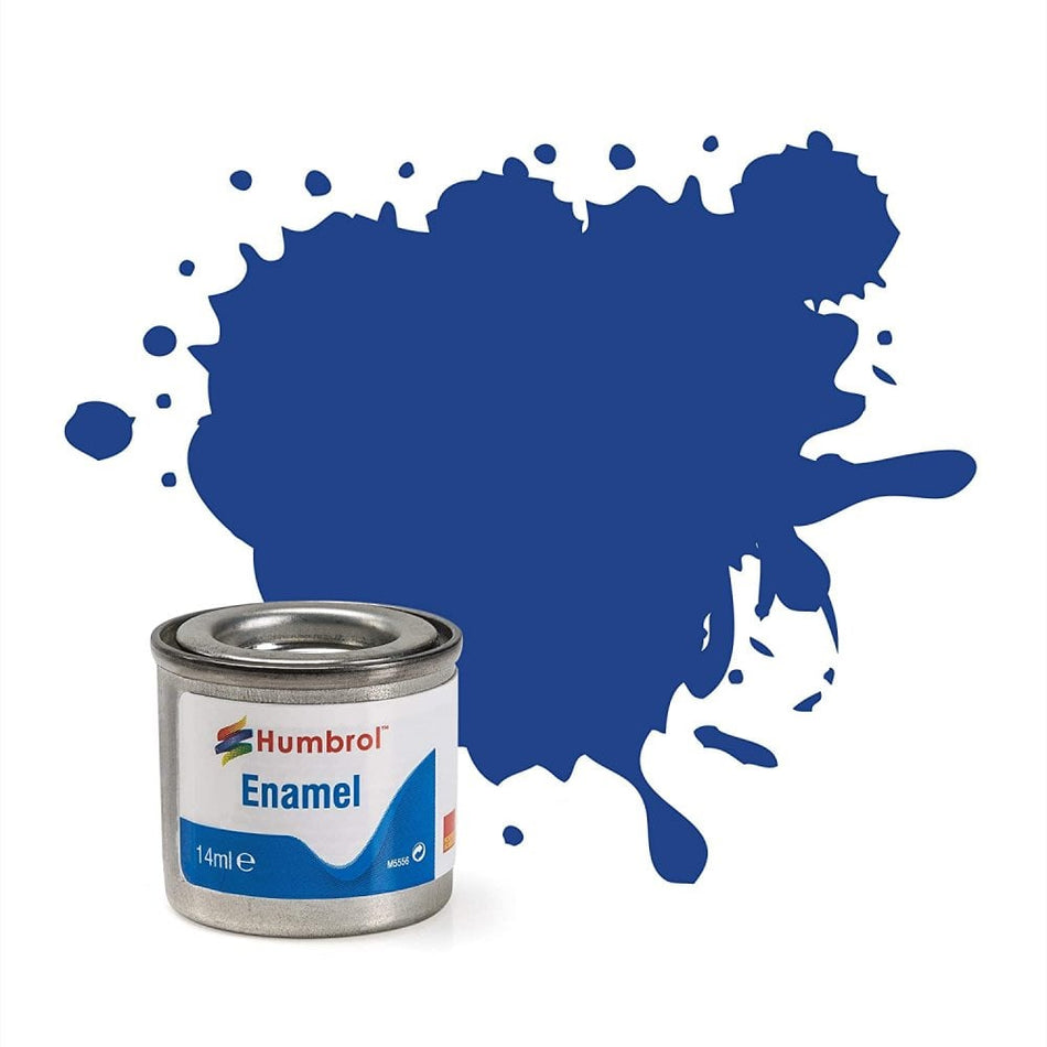 25 Blue Matt Enamel Paint 14ml