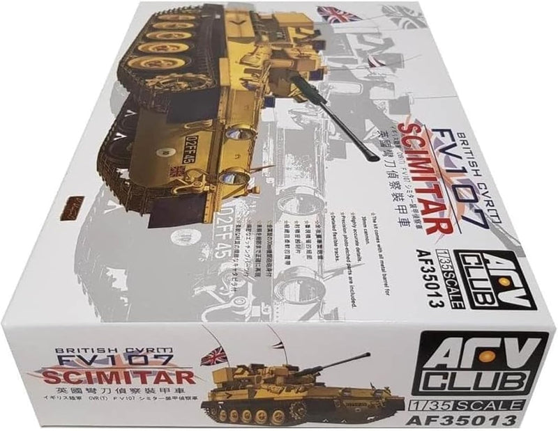 AFV Club British CVRT FV107 Scimitar 1:35 Scale Plastic Kit
