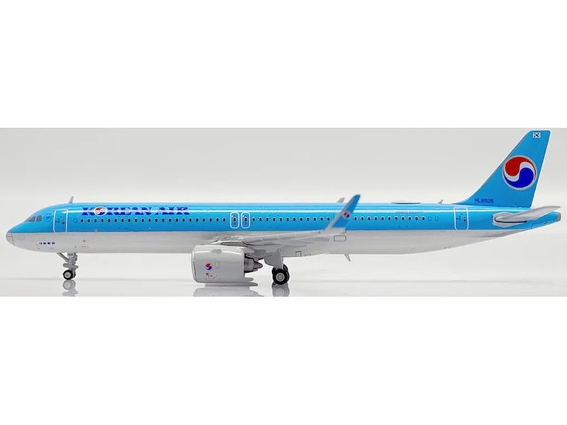 JC Wings Korean Air Airbus A321 Neo 1:400 Diecast Model Aircraft - HL8505 - JC40095