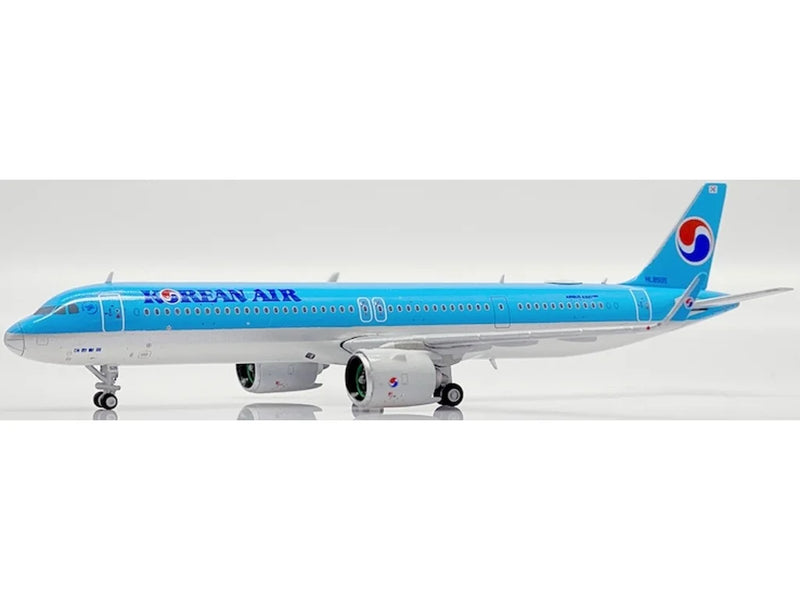 JC Wings Korean Air Airbus A321 Neo 1:400 Diecast Model Aircraft - HL8505 - JC40095