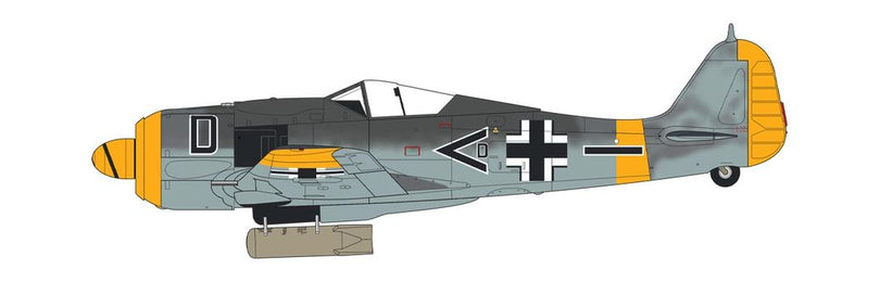 Focke-Wulf Fw190F-8, Black, Schlachtgeschwader 4, Eastern Front, 1944. (B)