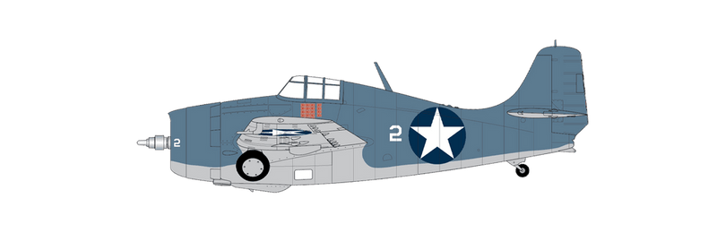 F4F-4 Wildcat VF-41, United States Navy, USS Ranger Operation "torch" Atlantic Ocean November 1942 (A)
