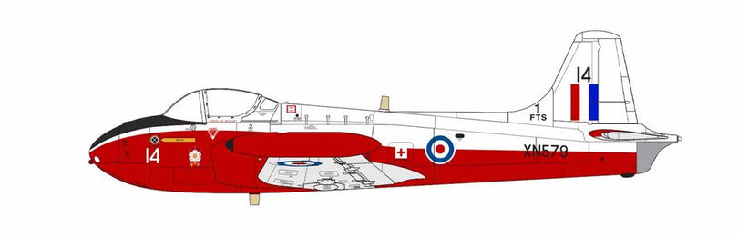 Hunting Percival Jet Provost T.3A, Flt Lt Julie Ann Gibson, First Female RAF Pilot, No.1 Flying Training School, RAF Dishforth, May, 1990. (A)