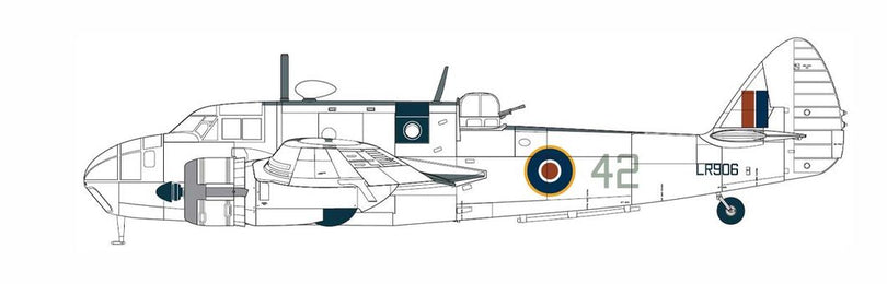 Bristol Beaufort Mk.IA, No.2 Torpedo Training Unit, Royal Air Force Castle Kennedy, Scotland, September 1943. (B)