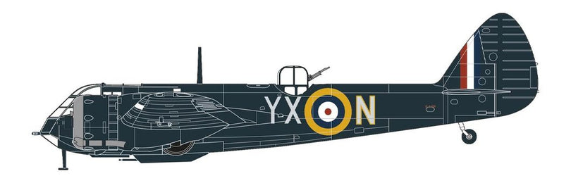 Bristol Blenheim Mk.IF, No.54 Operational Training Unit, Royal Air Force Church Fenton, North Yorkshire, England, December 1940. (A)