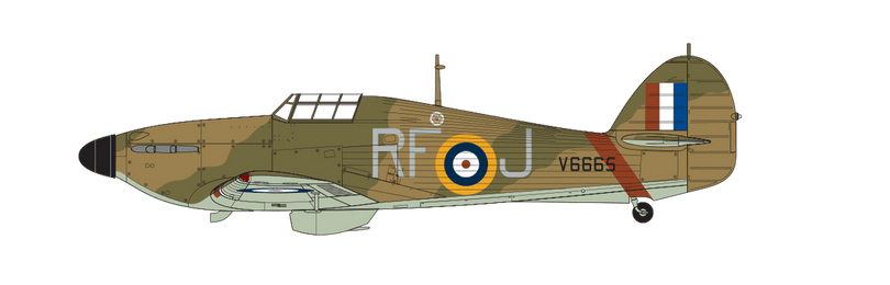 Hawker Hurricane Mk.I Flown by Sgt. Tadeusz Andruszkow, No.303 (Polish) Squadron, Royal Air Force Northholt, England, September 27th 1940. (A)