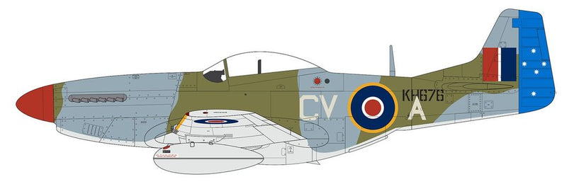 North American P-51K Mustang No.3 Squadron, Royal Australian Air Force, Lavariano, Italy, July 1945. (B)