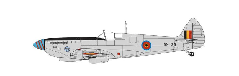 Supermarine Spitfire Mk.IXe, Brustem Advanced Pilot School, Brustem, Belgium 1952. ©
