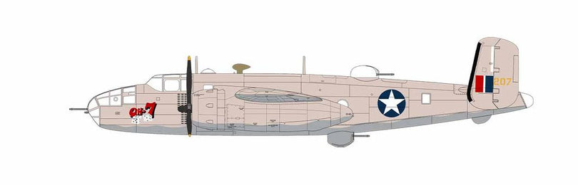 North American B-25C Mitchell, "0H-7" 41-13207, 445th BS, French Morocco, 1943. (A)