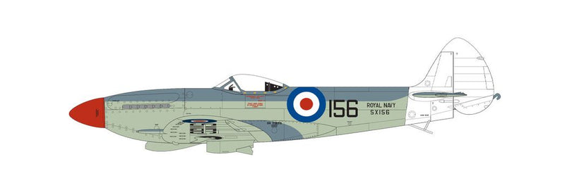 Supermarine Seafire F.XVII, No.767 Naval Air Squadron, Royal Naval Air Station Yeovilton, Somerset, England, 1950. (A)