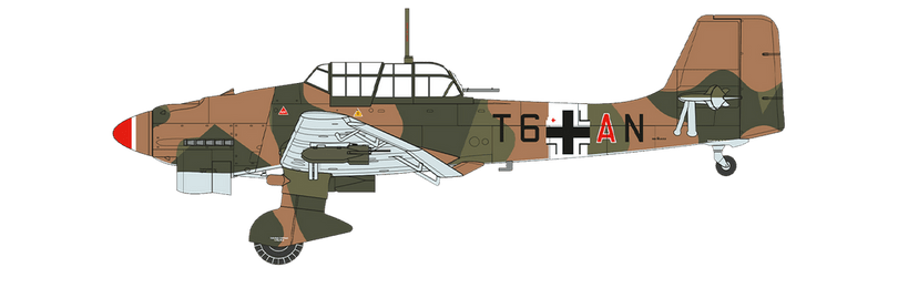 Junkers Ju87B2 T6 + AN 5. STG.2 ‘Immelman’ Libya May 1942 (B)