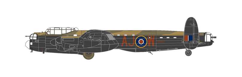Avro Lancaster B.III (SPECIAL) 'THE DAMBUSTERS', Aircraft flown by Squadron Leader John Leslie (Les) Munro, "Operation Chastise" , No.617 Squadron, Royal Air Force Scampton, England, 16/17th May, 1943. (B)