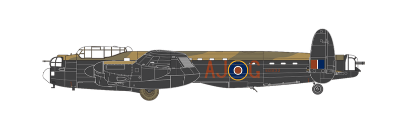 Avro Lancaster B.III (SPECIAL) 'THE DAMBUSTERS', Aircraft flown by Wing Commander Guy Gibson, Commanding Officer, "Operation Chastise", No.617 Squadron, Royal Air Force Scampton, England, 16/17th May, 1943. (A)