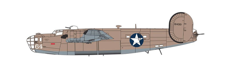 Consolidated B-24D-25-CO Liberator, 41-24301 'Lady Be Good', 514th Bomb Squadron, 376th Bomb Group, Ninth Air Force, United States Air Force, Soluch, Libya, March 1943. (A)