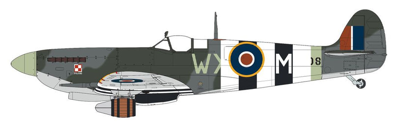 Supermarine Spitfire Mk.IXc, Aircraft flown by F/L. Tadeusz Szumowski, No. 302 (Polish) Squadron, Plumetot, (B.10), France, August 1944. (A)