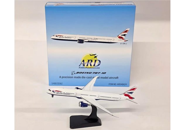 ARD Models British Airways Boeing 747-200 'Landor Livery' G-BDXB 1:400 Diecast Model Aircraft