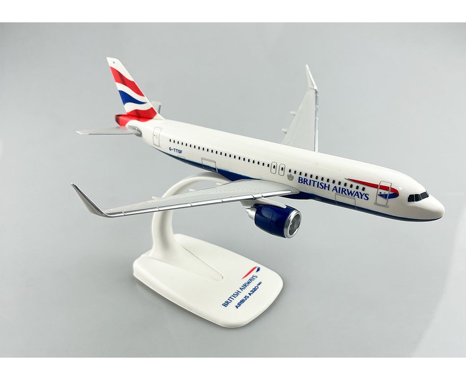 PPC British Airways Airbus A320 neo Plastic Model - 1/200 Scale