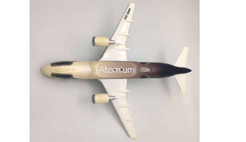 PPC Holland Brussels Airlines Airbus A320 Atomium Livery 1:100 Plastic Model Aircraft
