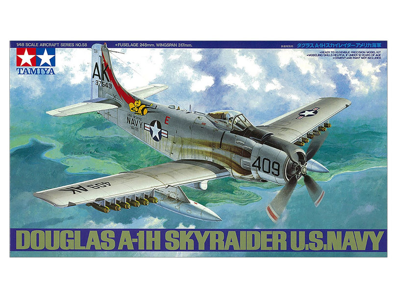 Tamiya Douglas A-1H Skyraider 1:48 Plastic Kit