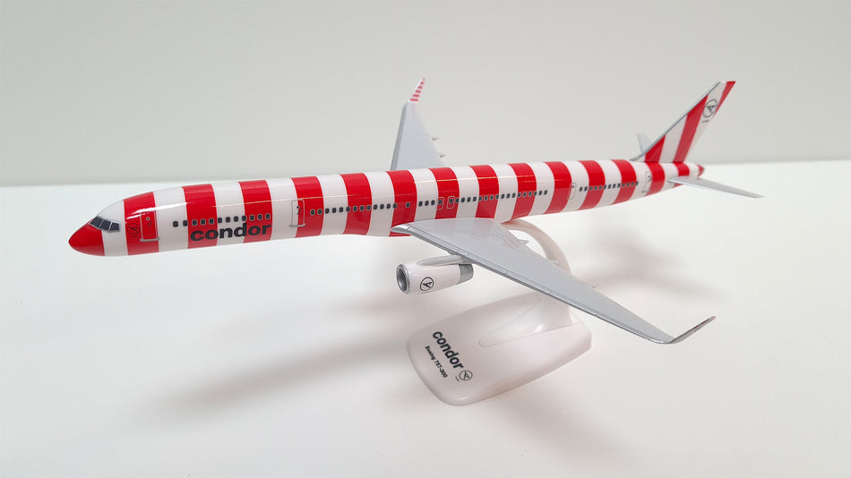PPC Holland Condor Boeing 757-300 Passion Red Stripe 1:200 Scale Plastic Model Aircraft