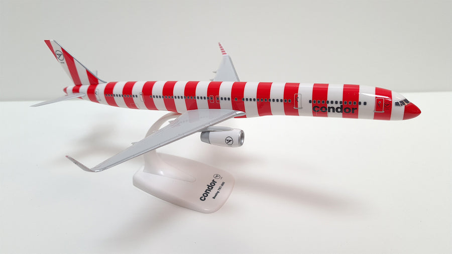 PPC Holland Condor Boeing 757-300 Passion Red Stripe 1:200 Scale Plastic Model Aircraft