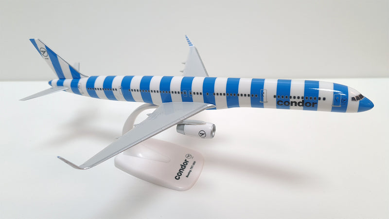 PPC Condor Boeing 757-300 Sea Blue Stripe 1:200 Scale Plastic Model Aircraft