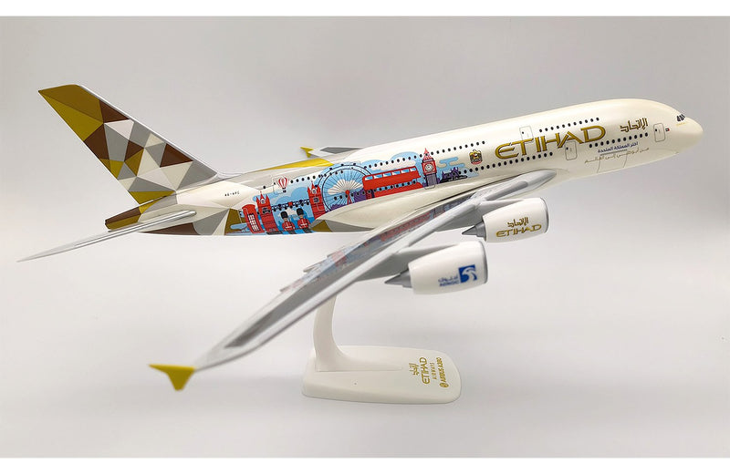 PPC Etihad Airbus A380 UK Livery Plastic Model - 1/200 Scale