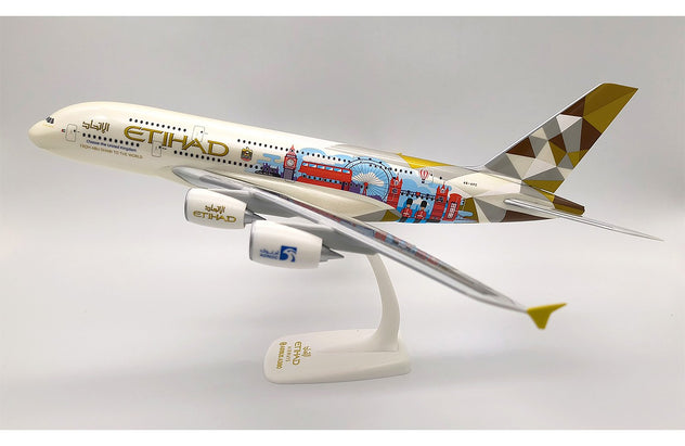 PPC Etihad Airbus A380 UK Livery Plastic Model - 1/200 Scale