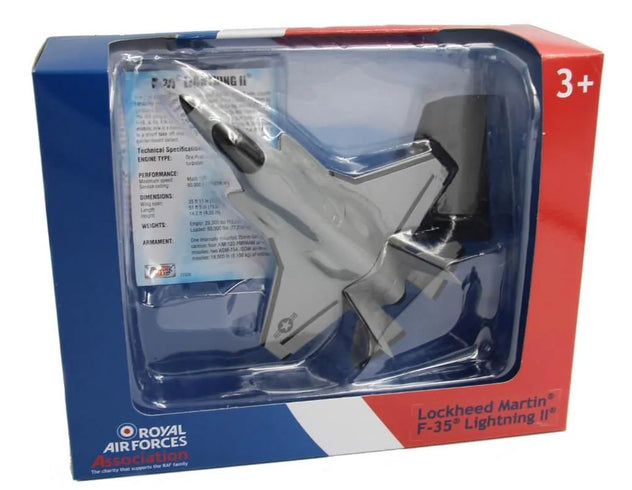 Motormax RAF F-35 Lightning II 1:100 Scale Diecast Model Aircraft