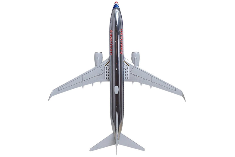 Gemini Jets American Airlines B737-800W 'Silverbird' 1/100 Diecast Model Aircraft - G1AA001