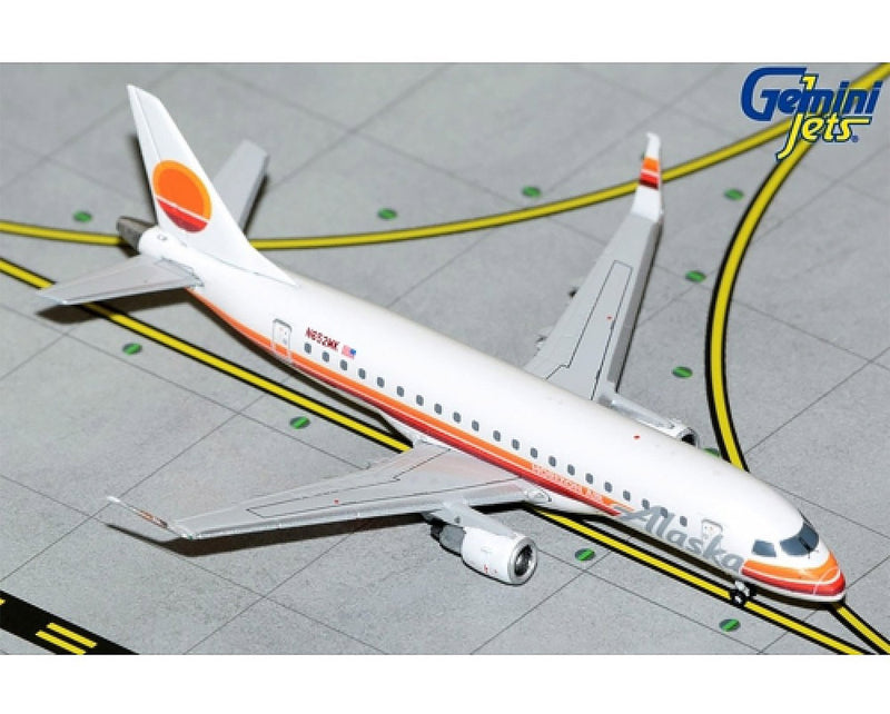 Gemini Jets Alaska Airlines Embraer E175 Horizon Retro 1:400 Diecast Model Aircraft - GJASA2174