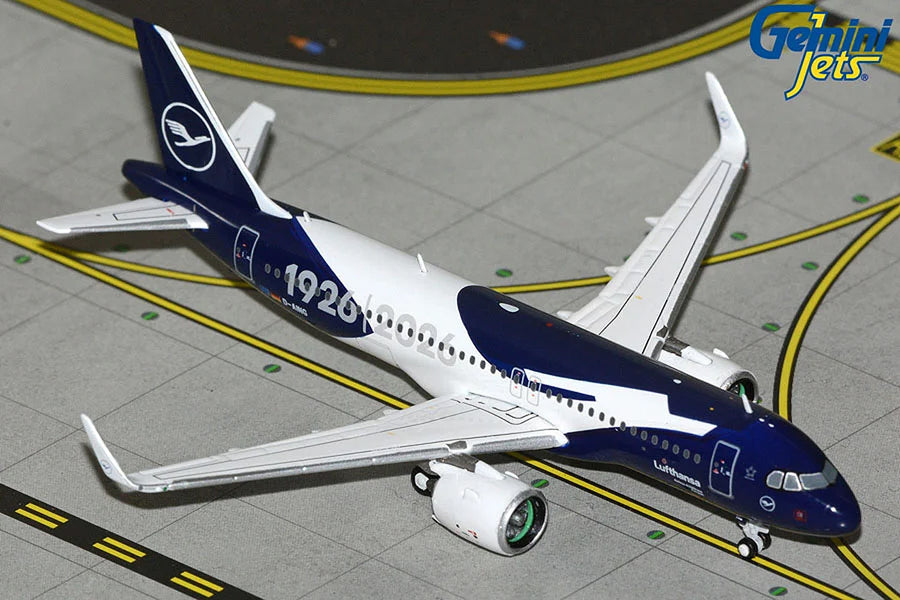 Gemini Jets Lufthansa A320 Neo '100 Livery' 1:400 Diecast Model Aircraft - D-AING - GJDAL2413