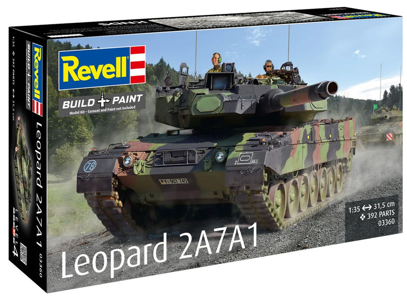 Revell Leopard 2A7A1 Tank 1:35 Scale Plastic Model Kit