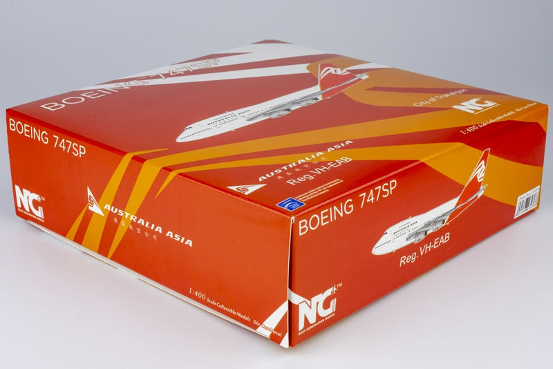 NG Models Boeing 747SP Australia Asia VH-EAB 1/400 Diecast Model Aircraft - NG07036