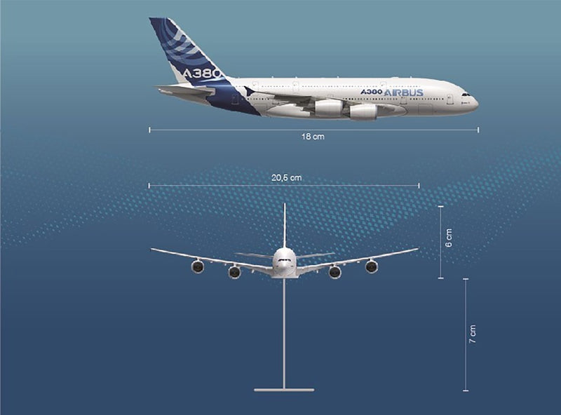 Airbus A380 House Colours Livery 1:400 Diecast Model Aircraft