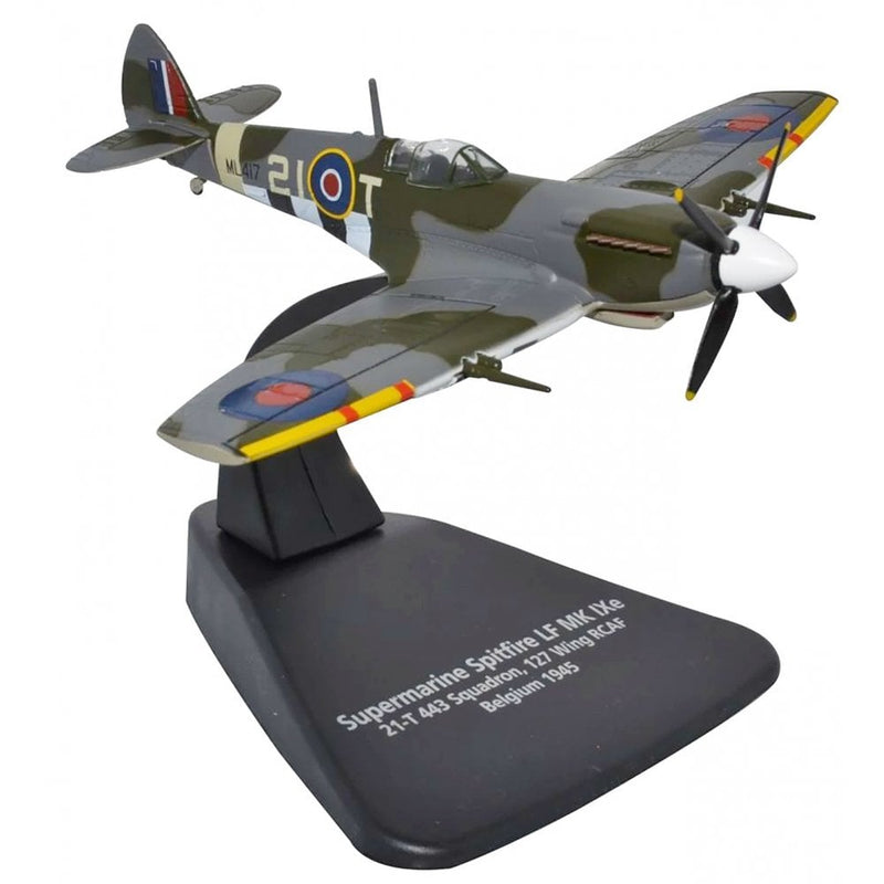 Oxford Diecast Spitfire Mk IXE 443 Sqn RCAF 1:72 Scale Diecast Model Aircraft - AC098