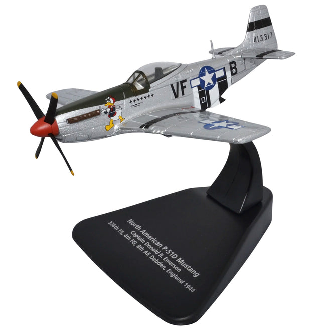 Oxford Diecast P-51D Mustang 1:72 Diecast Model Aircraft - Capt. D.R. Emerson AC126