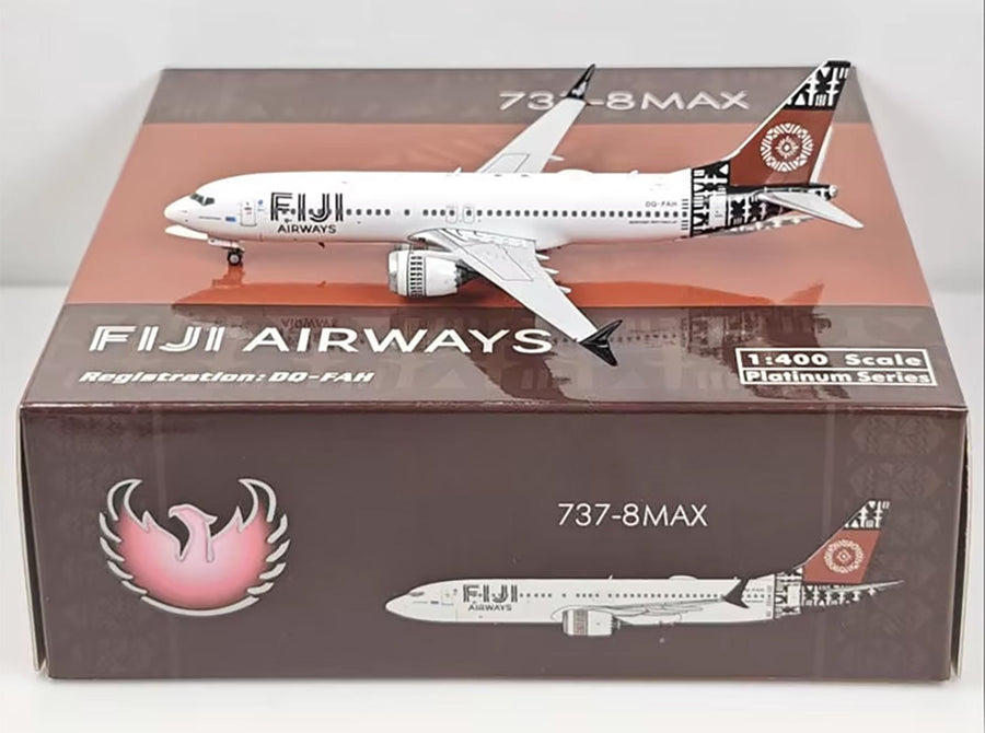 Phoenix Fiji Airways Boeing 737 MAX 8 1:400 Diecast Model Aircraft - DQ-FAF