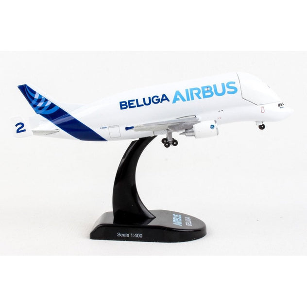 Postage Stamp Airbus Beluga A300-600ST 1:400 Diecast Model Aircraft - PS5822