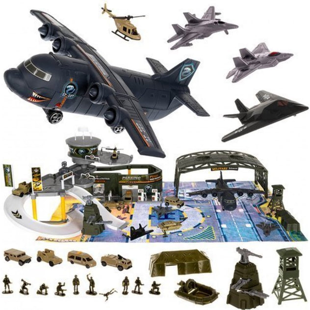 Daron C-130 Hercules USAF Military Transport Aircraft Large Playset