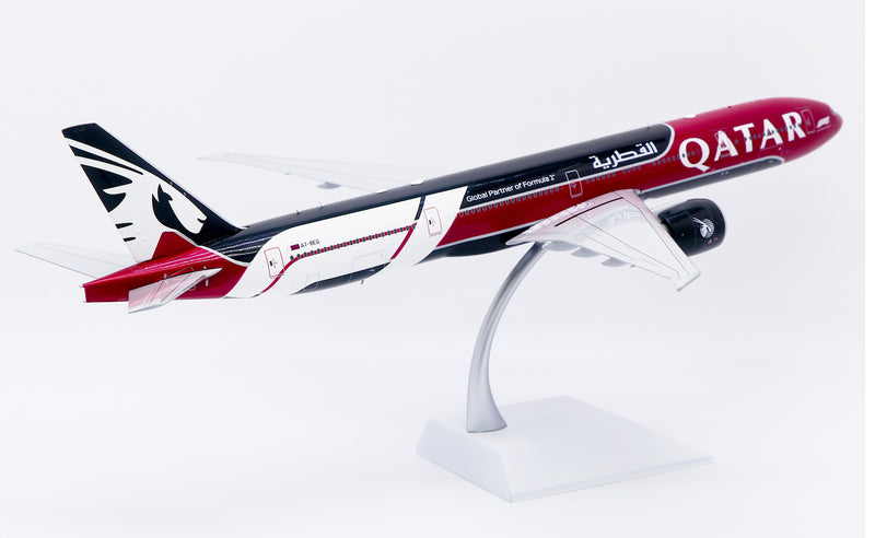 JC Wings Qatar Airways Boeing 777-300ER "Formula 1" A7-BEG 1:200 Diecast Model Aircraft