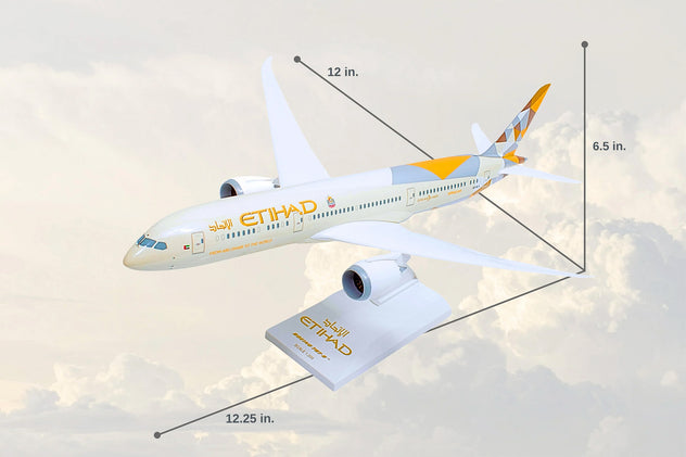 Skymarks Etihad Airways Boeing 787-9 1:200 Plastic Model Aircraft - SKR834
