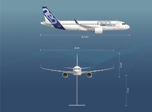 Airbus A320neo House Colours Livery 1:400 Diecast Model Aircraft