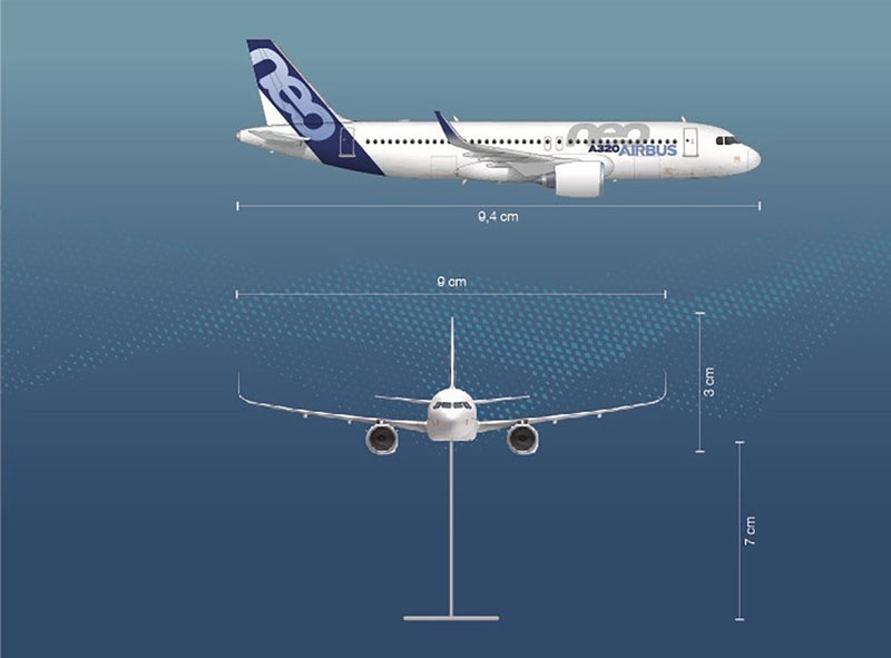 Airbus A320neo House Colours Livery 1:400 Diecast Model Aircraft