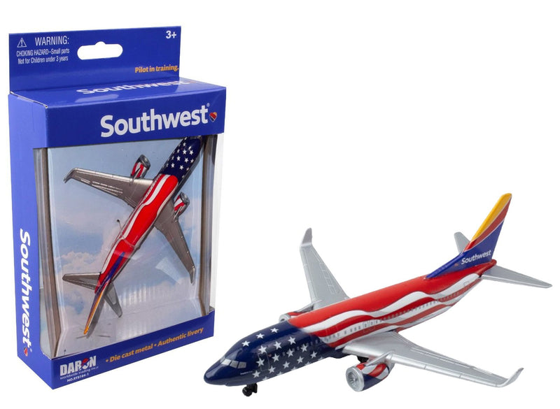 Daron Southwest Airlines Boeing 737 Freedom One Diecast Model Aircraft