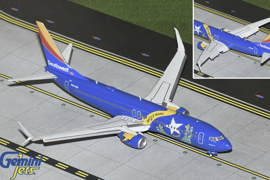 Gemini Jets Southwest 737-800W Nevada Livery 1:200 Diecast Model Aircraft - N8646B G2SWA1267F